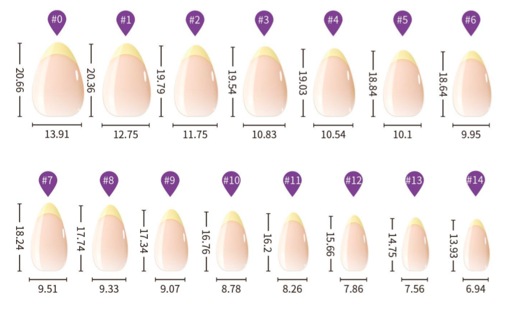 Polka Frenchie | Short Almond