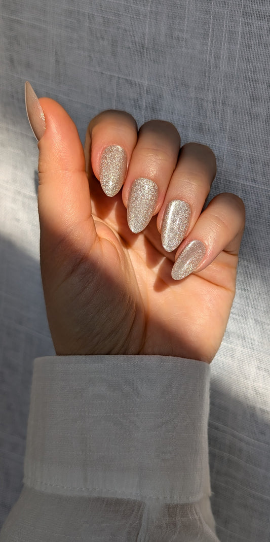 Champagne Glaze | Short Almond