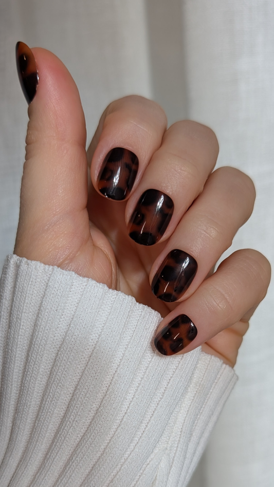 Tortoiseshell | Extra Short Squoval